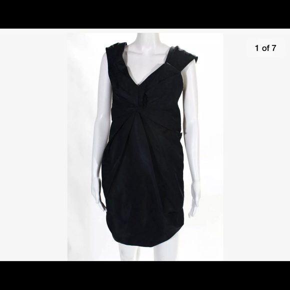 marc jacobs black and white dress